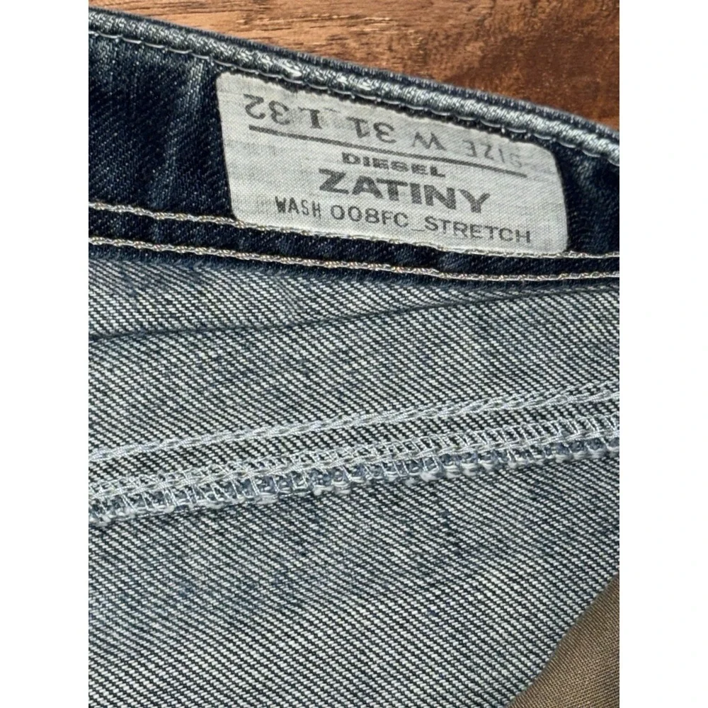 Diesel Zatiny Bootcut Jeans Blue Wash 008FC Mens Size 31x32